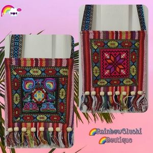 🌈Boho Floral Embroidered Crossbody Bag